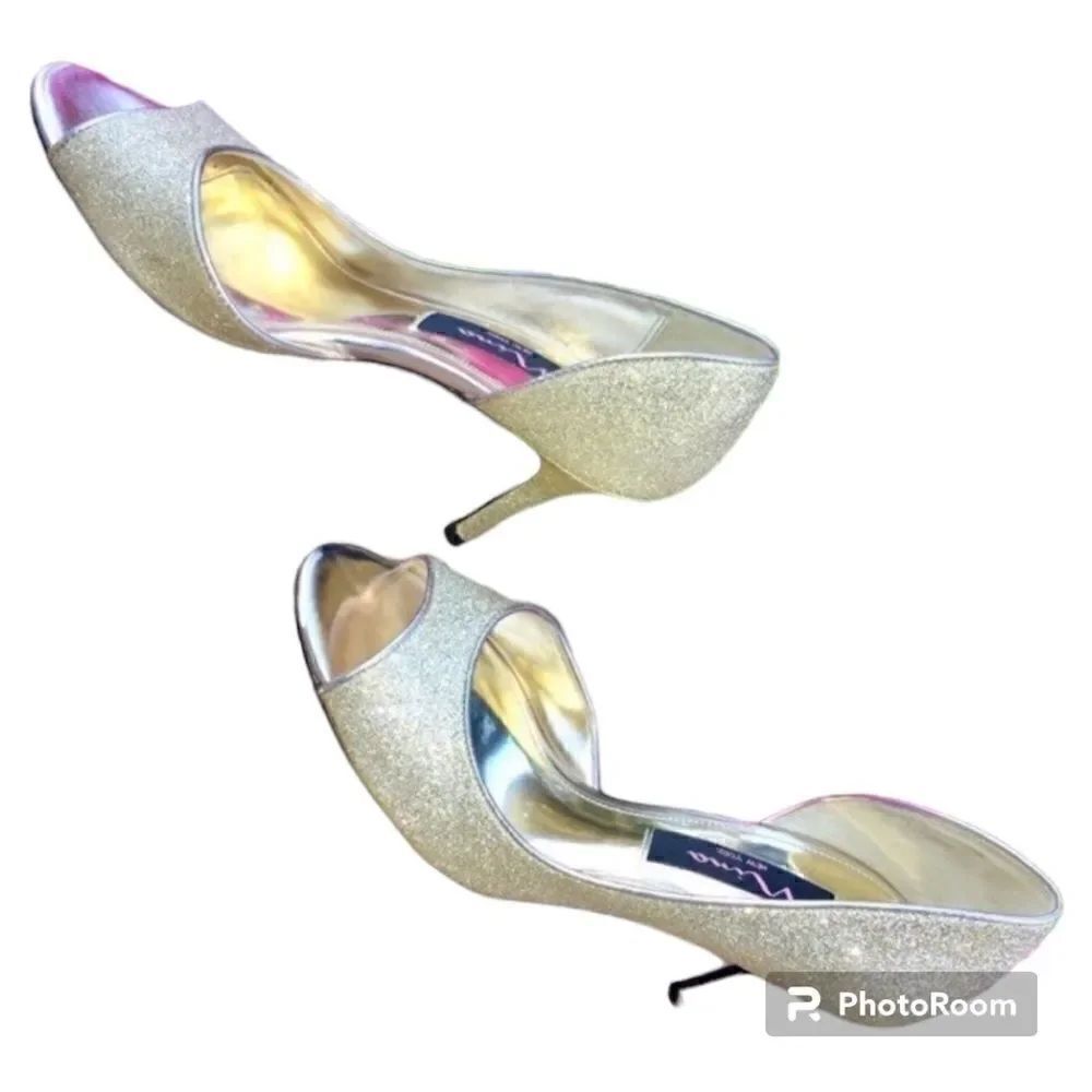 Nina glitter heels preloved